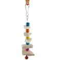 thumbnail image 2 of HEVIRGO Grindstone Bell Pet Parrot Bird Bite Teeth Grinding Toy Cage Hanging Decor, 2 of 5