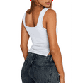 thumbnail image 3 of Womens Going Out Crop Tops Backless Tank Tops Summer Y2k Teen Basics Cute Clothes White XS, 3 of 7