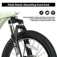 thumbnail image 5 of Glerc Skyline 20 Inch Kids Mountain Bike for Boys Girls 6 7 8 9 10 11 12 Years Old, 21-Speed Kid Bicycle with Front Suspension & Dual Disc Brakes & Rugged Frame, Green, 5 of 10