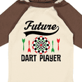 thumbnail image 4 of Inktastic Future Dart Player Game Boys or Girls Long Sleeve Baby Bodysuit, 4 of 5