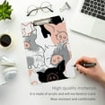 thumbnail image 5 of FMSHPON Pigs Clipboard Hardboard Wood Nursing Clip Board and Pull for Standard A4 Letter 13x9 inches, 5 of 8