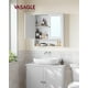 thumbnail image 2 of Mueble de baño VASAGLE con espejo 13 x 56,5 x 58,5 cm blanco, 2 of 5