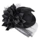 thumbnail image 1 of Pinza de pelo BLESIY negra Con plumas punk Mini Sombrero, 1 of 7