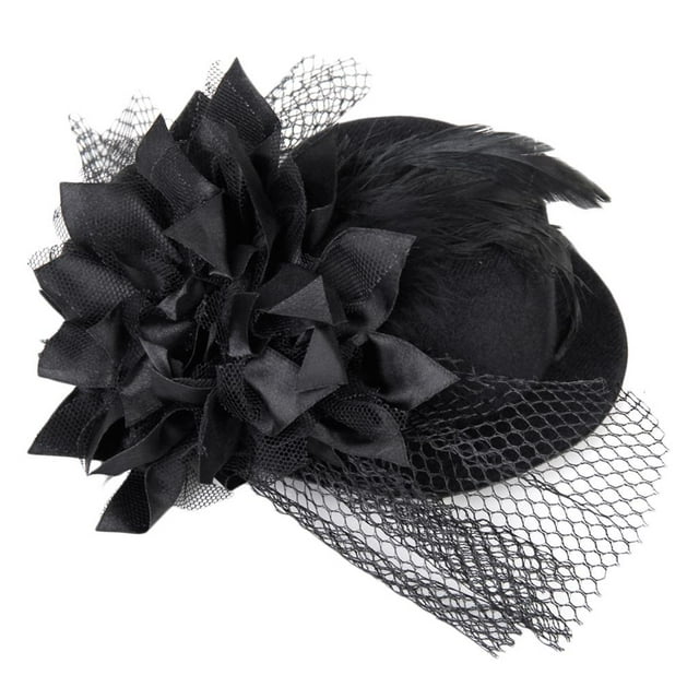 Burlesque Womens Hair Clip NET// Fancy Dress Baoblaze Señoras Mini