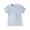 Light Blue, variant on Fnooota Girls Cotton T-shirts, Fashion Short Sleeve Casual Crew Neck Kids Tees Light Blue Size 3 T