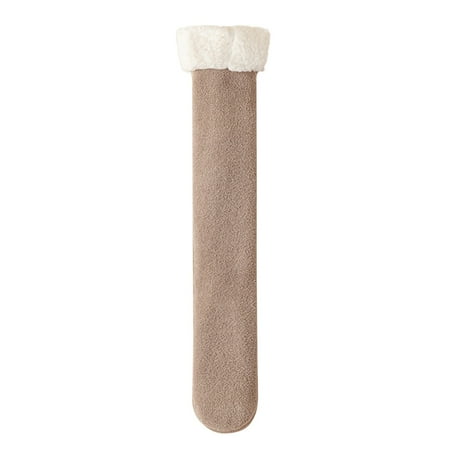 

Baocc accessories Women s Calf Socks Padded Thickening Warm Home Winter Sleep Long Socks Floor Socks Stockings G