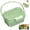 Green, variant on Foldable Kitchen Sink Strainer Hanging Drain Rack, Food Catcher Anti-Clog Filter Basket, Removable Garbage Leftover Caddy for Countertop