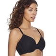 thumbnail image 3 of WARNER'S Black No Side Effects Underwire Lightweight Bra, US 38D, UK 38D, NWOT, 3 of 4
