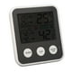 thumbnail image 5 of Temperatura Humedad Medidor LCD Pantalla Digital Termómetro Higrómetro Temperatura Humedad Medidor Medidor Higrotermógrafo Para El Hogar Hotel Oficina(Black), 5 of 8