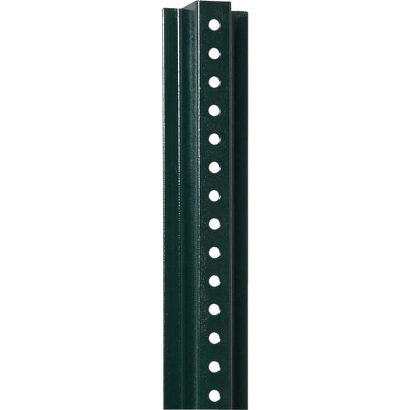 American Posts Delineator Fence U-Post - Painted Green Steel - 7 Ft