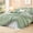 Green, variant on ANGENIA Full Size Comforter Sets - 7 Pieces Sage Green Ruffle Bedding with Floral Sheets, Soft Fluffy Bed in a Bag Farmhouse Bed Sets with Ruffle Comforter, Floral Sheets, Pillowcases & Shams