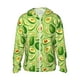 thumbnail image 1 of Fotbe Green Avocado Chaqueta con Protección Solar UPF 50+ para Hombre y Mujer, Camisa con Capucha y Bolsillos-Medium, 1 of 7