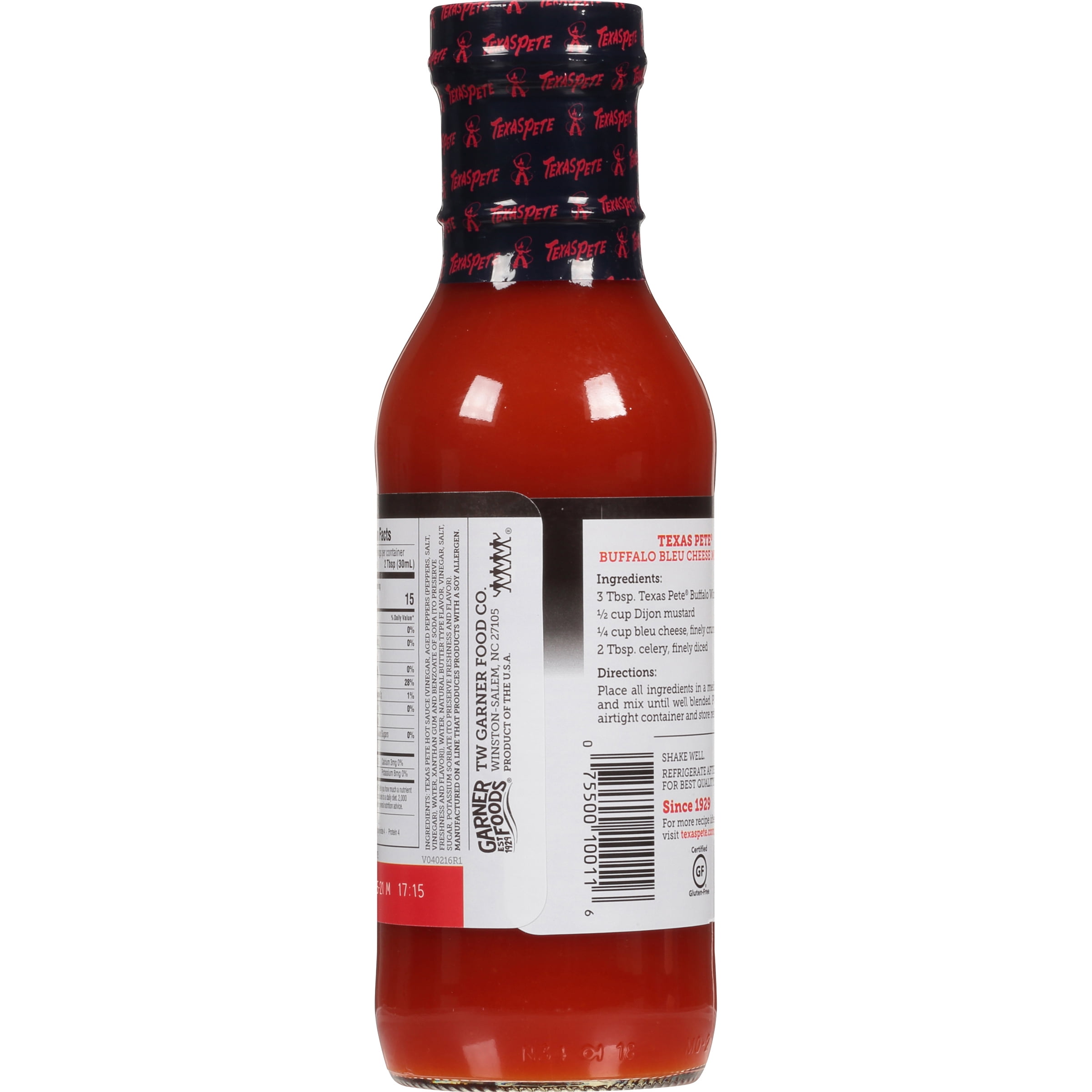 Texas Pete Buffalo Wing Sauce 12 fl oz Made Without Allergens