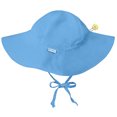 thumbnail image 3 of i play Baby and Toddler Brim Sun Protection Hat- Gray and Lt Blue - 2 Pack, 3 of 3