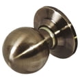 thumbnail image 2 of Cerradura Tipo Pomo Para Entrada Acabado Laton Antiguo Lion Tools 2509, 2 of 3