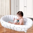 thumbnail image 1 of Combinación de bañera para bebé recién nacido y piscina inflable portátil Aceituna, 1 of 8