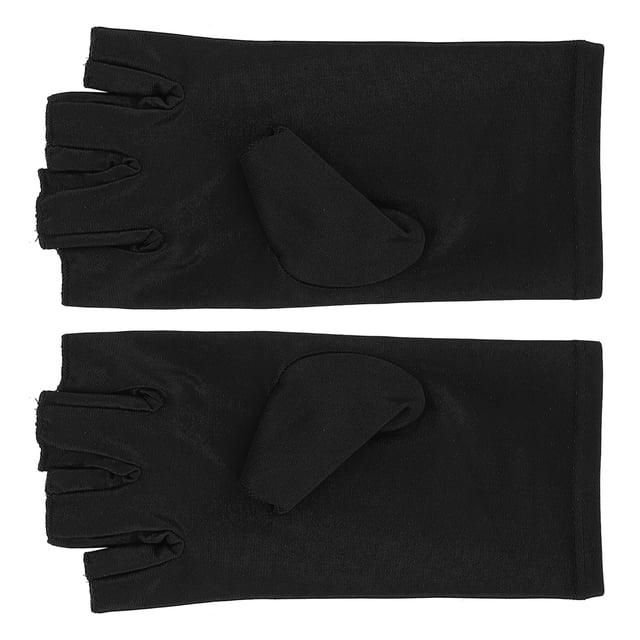 Guante UV para lámpara de uñas Guantes anti UV de fibra de algodón profesional Nail Art Guantes de protección UV Herramienta de manicura de UV Harm Quemaduras solares Uso en el ANGGREK Otros