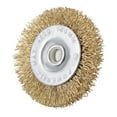 thumbnail image 4 of Cepillo de rueda de alambre de 2 pulgadas de Unique Bargains, con mango de acero trenzado niquelado de 1/4 de pulgada, 10 piezas, 4 of 4