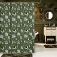 thumbnail image 2 of Manfei Wild Mallard Duck Shower Curtain 72Wx72L,Farmhouse Waterfowl Bathroom Curtain, 2 of 5