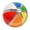 Multi-color, variant on CocoNut Outdoor 27" Jumbo Pink Flamingo Beach Ball - Large 27 Inch Inflatable Beach Ball - Great for Summer Parties & Swim Events