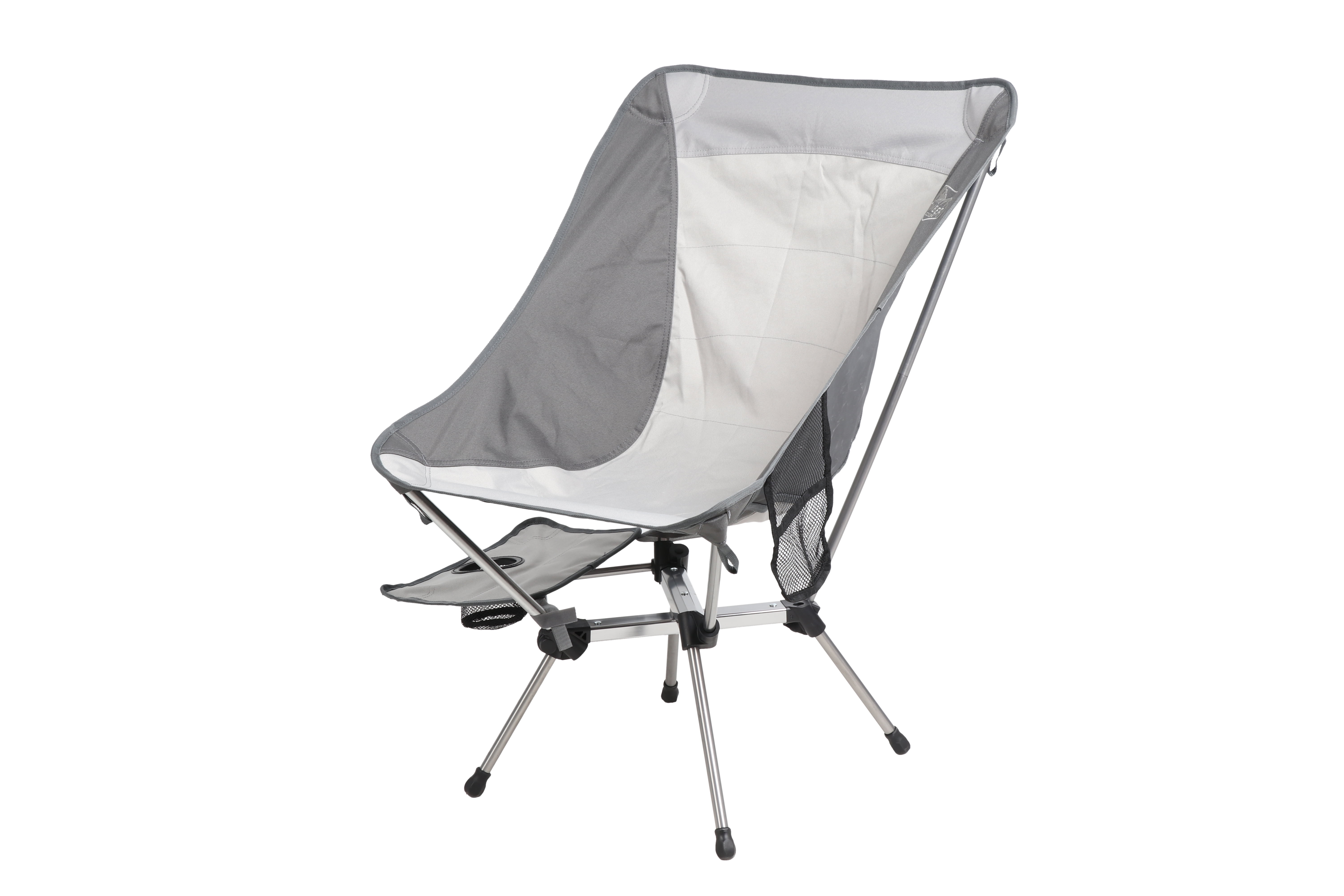 Timber Ridge Yew Backpack Camping Chair with Table, Gray
