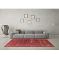 thumbnail image 3 of Ahgly Company Indoor Square Oriental Orange Industrial Area Rugs, 8' Square, 3 of 4