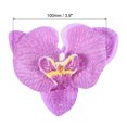 thumbnail image 2 of Uxcell 3.9" Artificial Silk Phalaenopsis Orchid Flower Heads for DIY Wedding Decor, Light Purple 20 Pack, 2 of 6