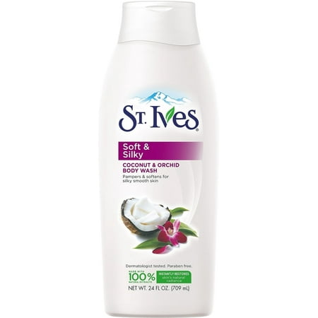 Chocolate Milk Body Wash - St. Ives Triple Butters Intensely Hydrating Body Wash, Indulgent Coconut Milk 24 oz (Pack of 4)