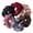 Dark Color, variant on 6 Big Hair Scrunchies Velvet Elastics Large Hair Bobble Scrunchy Hair Bands Women Soft Hair Ties, 6 Colors