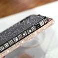 thumbnail image 4 of Compatible with iPhone XR Bling Glitter Case for Women Cute Diamond Rhinestone with Shiny Sparkly Sticker Skin Plating Metal Bumper Frame Edge Protective Cover Girly Fashion Luxury Case Black, 4 of 12