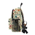 thumbnail image 4 of FORMRS Kids School Backpack with Front Zippered Pocket 12" Student Travel Daypack, Beige Cartoon Animals, 4 of 6