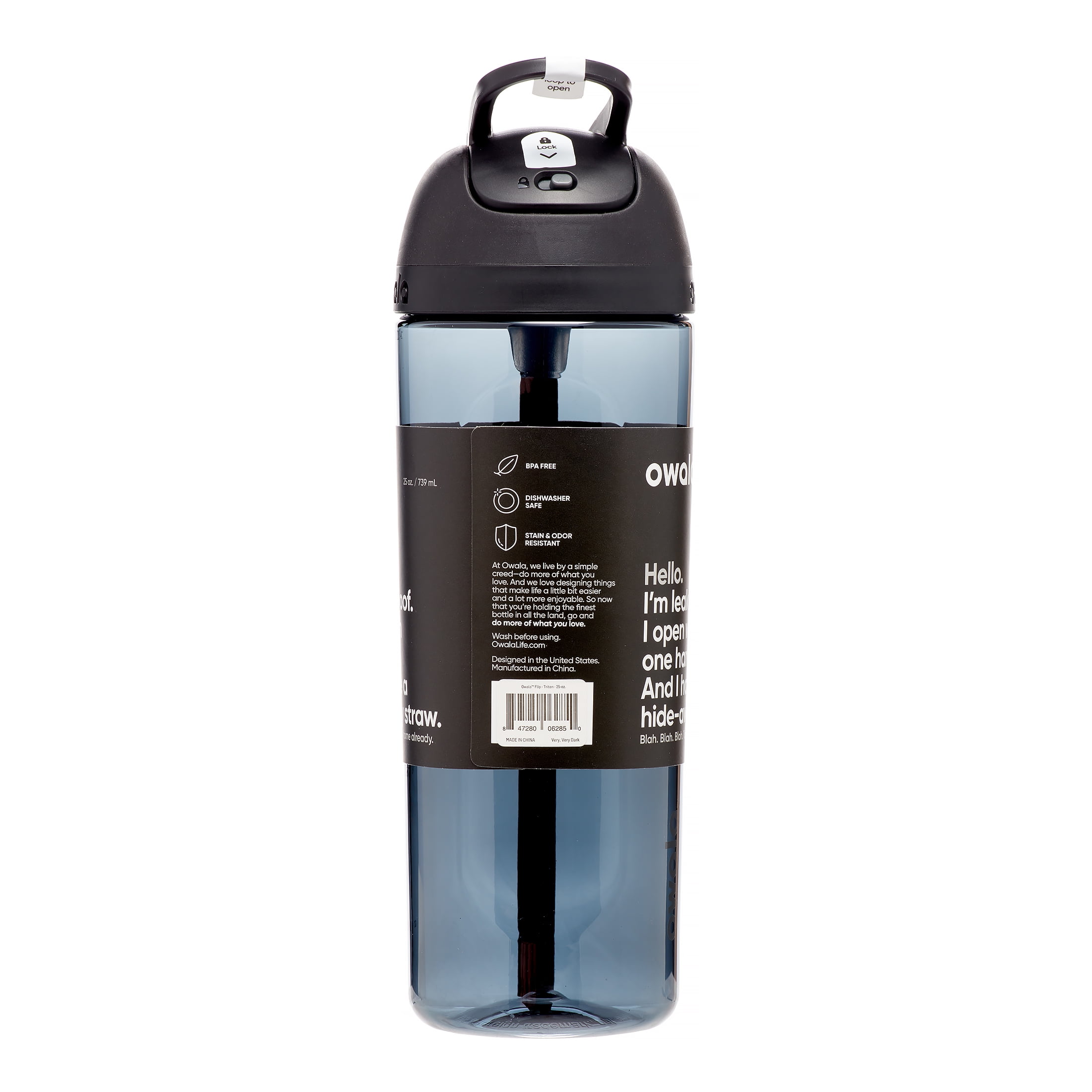 Owala Flip Tritan Water Bottle - White - 18 oz