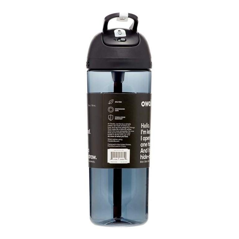 Owala FreeSip Stainless Steel Water Bottle - Very Very Dark Black, 24 oz -  Pick 'n Save