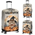 thumbnail image 2 of Happy Halloween Persian Witches Hat Pumpkin Carving Travel Luggage Cover Cat Lover Kitten Owner Gifts Suitcase Dust Protective Decor - 02019, 2 of 5