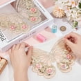 thumbnail image 3 of 2Pcs 3D Butterfly Sequin Applique Pink Polyester Butterflies Embroidery Appliques Bling Pearl Beaded Paillette Lace Tulle Patches for Sewing Making Crafts Dresses Wedding Clothes DIY Supply, 3 of 6