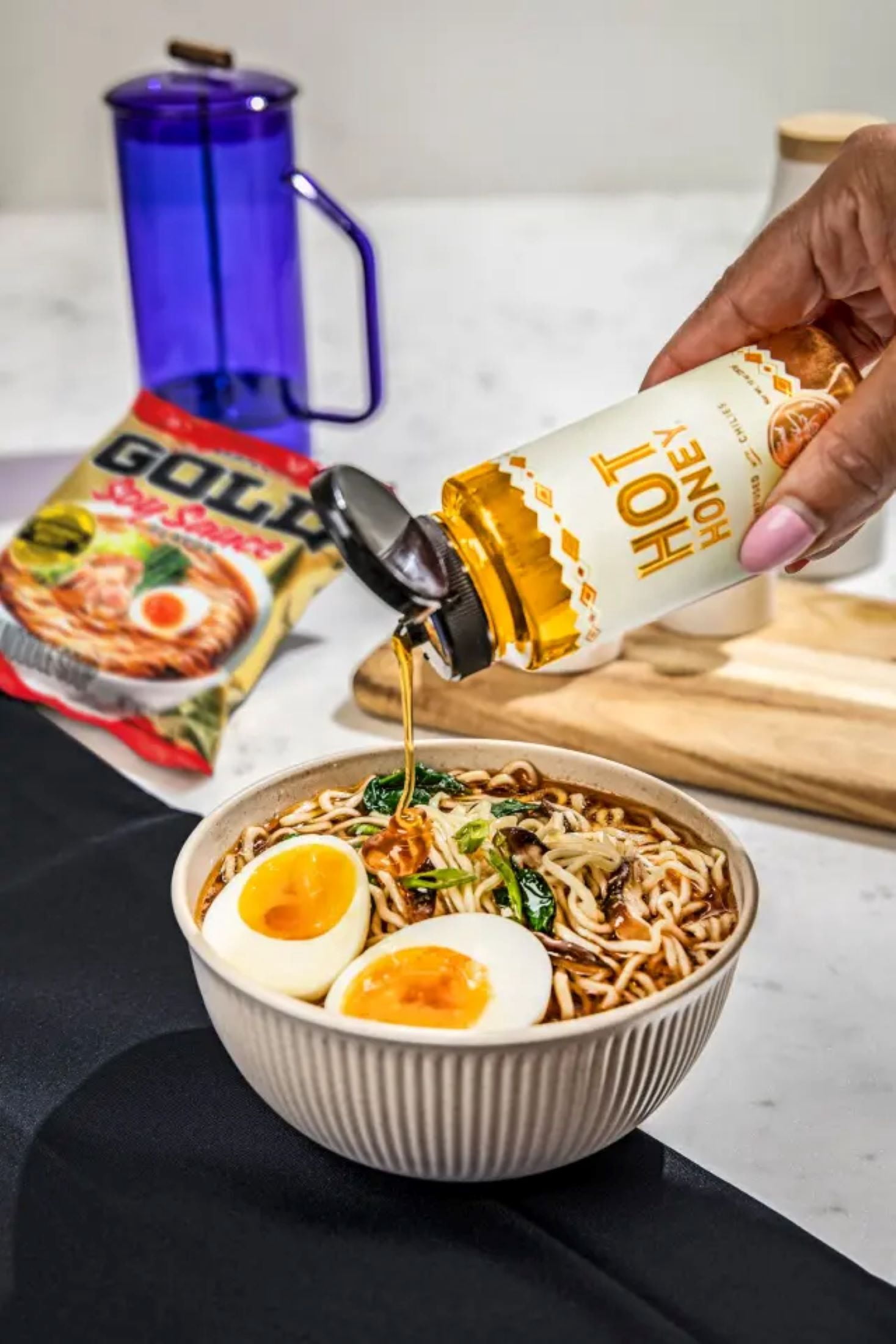 (5 pack) Maruchan GOLD Soy Sauce Flavor Ramen Noodle Soup, Instant Ready-to-Cook Noodles, 3.79 oz