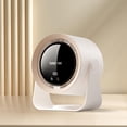 thumbnail image 1 of Ventilador de Escritorio - Ventilador de Mesa USB Recargable con Batería 5400mAh y Pantalla LED | 100 Velocidades + Cabeza Ajustable 90° | Silencioso para Colgar en Oficina, Dormitorio, Cocina, 1 of 5
