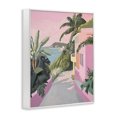 thumbnail image 2 of Stupell Industries Contemporary Mediterranean Pink Coastal House White Framed Giclee Art, 16 x 20, by The Prints Vibe, 2 of 8