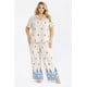 thumbnail image 1 of Conjunto bordado en contraste Roman Fashion /Tallas Extras, 5681 (Azul rey) beige 40, 1 of 5