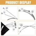 thumbnail image 4 of WRITWAA 6 Pcs Cordes de Guitare Basses Électriques Revêtement Antirouille, 4 of 8