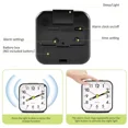 thumbnail image 6 of Luminous Mini Desk Alarm Clocks Analog Quartz Clock For Office And Bedroom Usa, 6 of 6