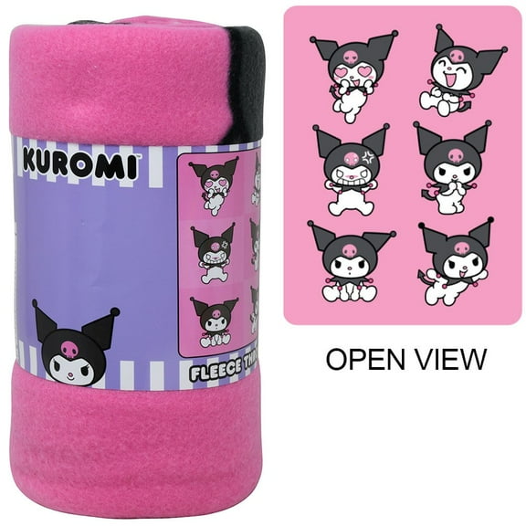 Kuromi 45x60" Fleece Throw Blanket