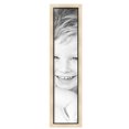 thumbnail image 2 of ArtToFrames 8" x 37" Silver with Black Lip Picture Frame, 8x37 inch Multi Wood Poster Frame (WOM-5193),  Pack, 2 of 7