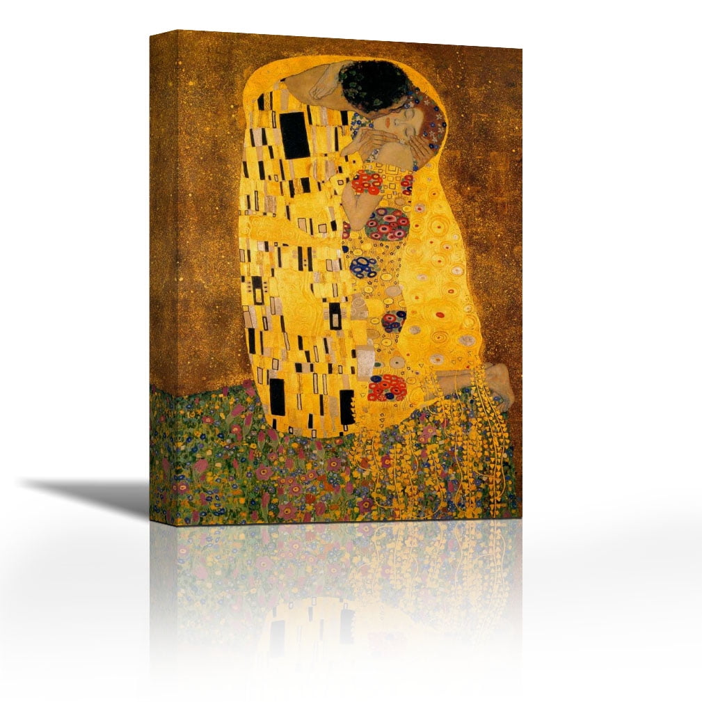 Gustav Klimt Fine Art Poster Print Giclee/' The Kiss 24x36 inches