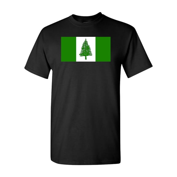 Norfolk Island Country Flag Adult DT T-Shirt Tee