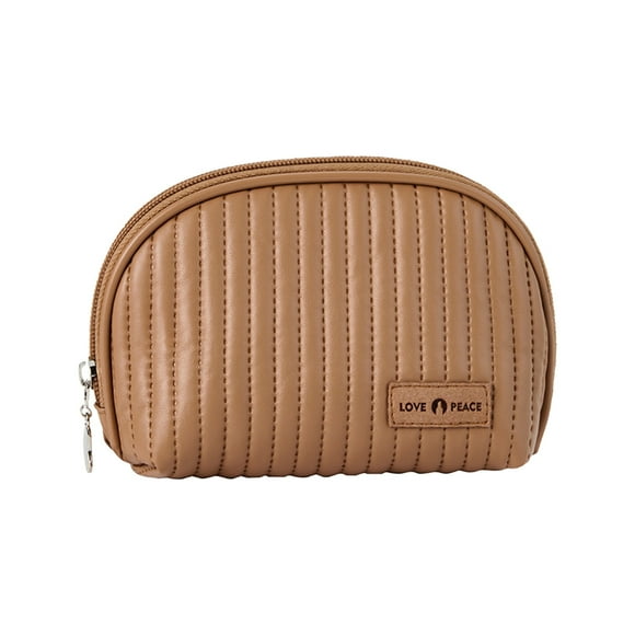 CXK99 en Liquidation Sac Cosmétique Demi-Cercle, Mini Sac de Rangement Cosmétique de Voyage, Sac à Main Portable pour Articles de Toilette, Organisateur Cosmétique pour Femmes