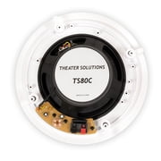 TS80C من Theater Solutions في السقف 8 مكبرات صوت تحيط بحزمة زوج من المسرح المنزلي للصوت 3