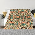 thumbnail image 1 of XMXT Throw Blanket, Aztec Tribal Geometric Print Machine Washable Blankets for Sofa, 40 x 30 inches Multicolor, 1 of 9