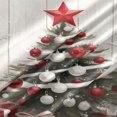 thumbnail image 3 of 24x36 inch Garden Hanging Flag Square Double Sided Flag Garden Garage nd Patio Decorative Flag Red and White Christmas Tree, 3 of 6