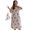 C, variant on Spring Summer Women Sweet Loose Nightgowns Comfortable Plus Size Sleep Wear with Storage Bag